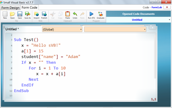 Small Visual Basic - Visual Studio Marketplace